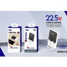 RsZs- POWER BANK A CARICA RAPIDA 22.5W DISPLAY DIGITALE NW63-B 10000mAh