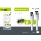TEKONE CAVO ANTENNA TV 3m M/M TF202