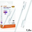 CAVO DI RICARICA RAPIDA TYPE-C A TYPE-C PD80W 4A 1m D2906 