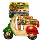 Souvenir From Italy Calamita Frigo Fridge Magnets 6380 MOTORINO INDICAZIONE STRADALE