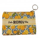 Borsellino Portamonete Cerniera Zip Souvenir Roma 6434