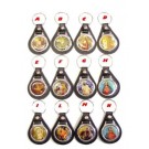 SOUVENIR" PORTACHIAVE KEYCHAIN  DI ECO-PELLE"