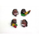 Calamita Giamaicani Magneti "Jamaican Style" in Resina.Fridge Magnets