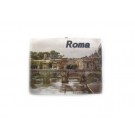 Maiolica Souvenir di Roma 17,5x13,5 con Gancio parete e staffa per Tavolo