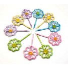 20 FERMACAPELLI FORCINE COLORATE FLOWERS COMUNIONE SPOSA