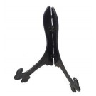 SET DI 3 ESPOSITORI PORTA PIATTI NERO IN PLASTICA XL H:33 L:21