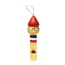 SOUVENIR ITALIA FISCHIETTO IN LEGNO ARTIGIANALE CON CORDICELLA 8*3*2 cm