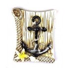 12 PEZZI Calamita Frigo Magnete Resina "VINTAGE ANCORA" Fridge Magnet From Italy