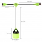 5 X LED LUCE LANTERNA MULTI COMBINED USB LAMPADA CAMPEGGIO ESCURSIONE