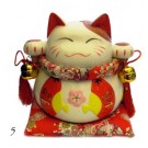 SALVADANAIO GATTO "MONEYMAO" "MANEKI NEKO" IN CERAMICA 20cm (8 polloci) serie 140128