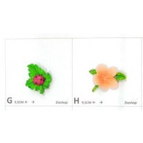 Calamita Magnete Frigo Fridge Magnets FIORE SEGNAPOSTO DECORAZIONE