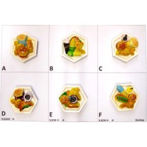 Calamita Magnete Frigo Fridge Magnets MENU HAMBURG