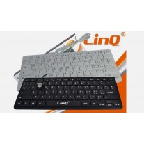 LINQ ULTRA SLIM KEYBOARD TASTIERA USB QWERTY IT CON FUNZIONE FN KM-681