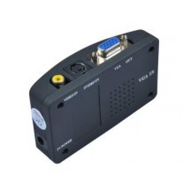 Convertitore Video da RCA,S-Video a VGA per Monitor PC o Proiettori