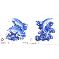 Calamita Magnete Frigo Fridge Magnets Dolphin DELFINO ONDA