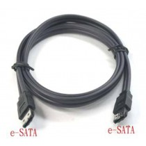 CAVO PROLUNGO ESATA  PER PERIFERICHE EXTERNAL SATA  Cavo eSATA - eSATA 1Mt