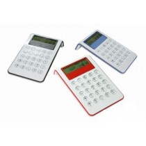 CALCOLATRICE 716 "WHITE DIGIT"  con CALENDARIO FUSI ORARI TIMER ALLARME SNOOZE da Tavolo ALL IN ONE