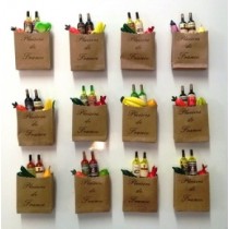 Calamita Magnete Frigo Fridge Magnets shopper bag  BUSTA SPESA