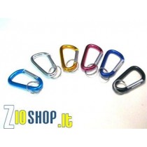 Moschettoni Portachiavi in Alluminio;SPEDIZIONE CORRIERE ESPRESSO