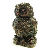 SET di 12pz  GUFO PORTAFORTUNA IN RESINA DA COLLEZIONE IDEA REGALO BOMBONIERA