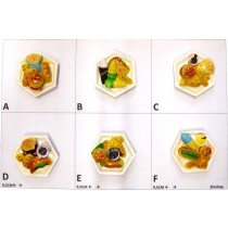 Calamita Magnete Frigo Fridge Magnets  MENU HAMBURG