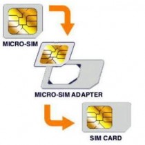 Adattatore da Micro Sim a Sim MicroSIM Adapter ADATTATORE SMART SIM A SIM
