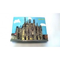 Calamita Magnete Souvenir from Italy in Resina Milano DUOMO DI MILANO