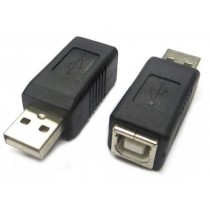 Adattatore USB 2.0 AM/BF COLORE NERO ADAPTER BLACK COLOR