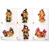 Calamita Magnete Frigo Fridge Magnets  GNOMI FUNGHI