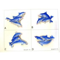 Calamita Magnete Frigo Fridge Magnets  dolphins  DELFINO TRIS 
