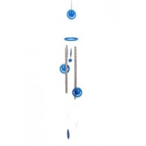 SCACCIAPENSIERI , CAMPANELLO DEL VENTO, WIND CHIMES, MOD."1936"ALLUMINIO PLASTICA