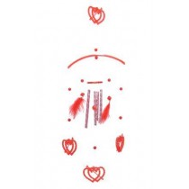 SCACCIAPENSIERI,CAMPANELLO DEL VENTO,WIND CHIMES,MOD."1937"ALLUMINIO PLASTICA