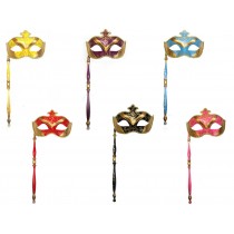 Maschera Carnevale decorata serie 1982. Disponibile in varie colorazioni