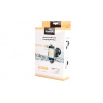 PORTA IPHONE 4G/4GS VENTOSA AUTO CON CARICA BATTERIA 