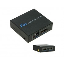 Full HD 1x2 Port HDMI Splitter Amplifier Repeater 3D 1080p Female