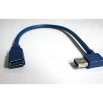 MINI PROLUNGA ANGOLARE USB 3.0 AM / AF 90 GRADI da 30 cm UP