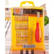 CACCIAVITE DI PRECISIONE CON SET DI 30 PUNTE E PINZETTA