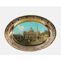 SOUVENIR FROM ITALY CALAMITA METALLO ROMA SAN PIETRO