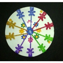 Set di 20 forcine fermacapelli Orsetti Colorati Comunione Festa Bambine