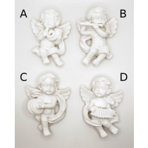Calamita da Frigo Magnete Resina"SWEET ANGELS"ANGELI BIANCHI 3 ;Fridge Magnet Souvenir 