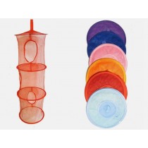 Contenitori a sospensione Portatutto a 3 scomparti, porta giocattoli cameretta vari colori