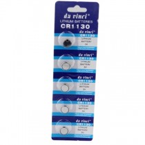 SET 5 BATTERIE CR1130 LITIO 3V;LITHIUM BATTERIES 3V 5PCS