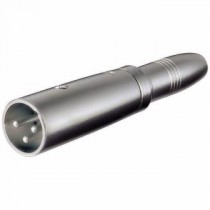 Adattatore XLR Cannon Maschio ad Audio 6,35mm Femmina Mono
