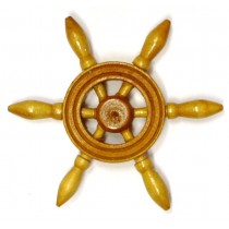 12 PEZZI CALAMITA FRIGO ARTIGIANALE TIMONE IN LEGNO 10X10X2