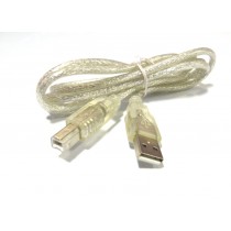 Cavo Adattatore USB 2.0 A-B STAMPANTE SCANNER CASE HDD 1 1Mt BASIC GRAY