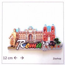Souvenir  From Italy Rome Calamita Frigo Fridge Magnets  ROMA- FONTANA DI TREVI  PRINT STYLE  