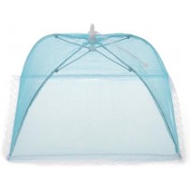 COPRI VIVANDE RIPIEGABILE BLU NYLON COPRIVIVANDE PER CIBI ANTI INSETTI E MOSCHE 