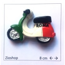 Calamita Magnete Frigo Fridge Magnets  ROMA- MOTORINO TRICOLORE