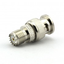 CONNETTORE COASSIALE ADATTATORE DA BNC MASCHIO A MINI UHF FEMMINA