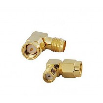 CONNETTORE COASSIALE ADATTATORE ANGOLARE SMA MASCHIO FEMMINA 90 gradi